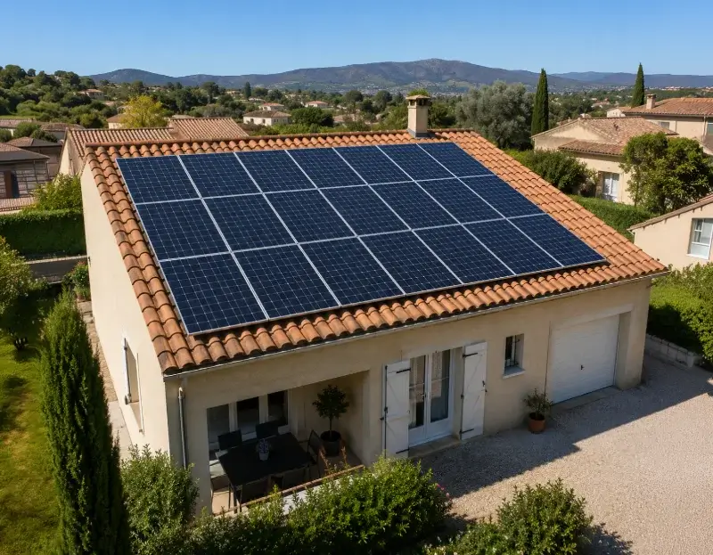 Prime à l'autoconsommation panneaux solaires Sussargues — aide financière de l'État